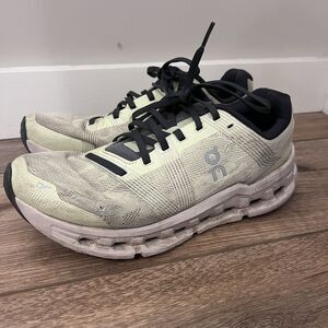 On Cloud Cloudgo Hay Sand Yellow Neon Running Training Shoes Women's Size 9